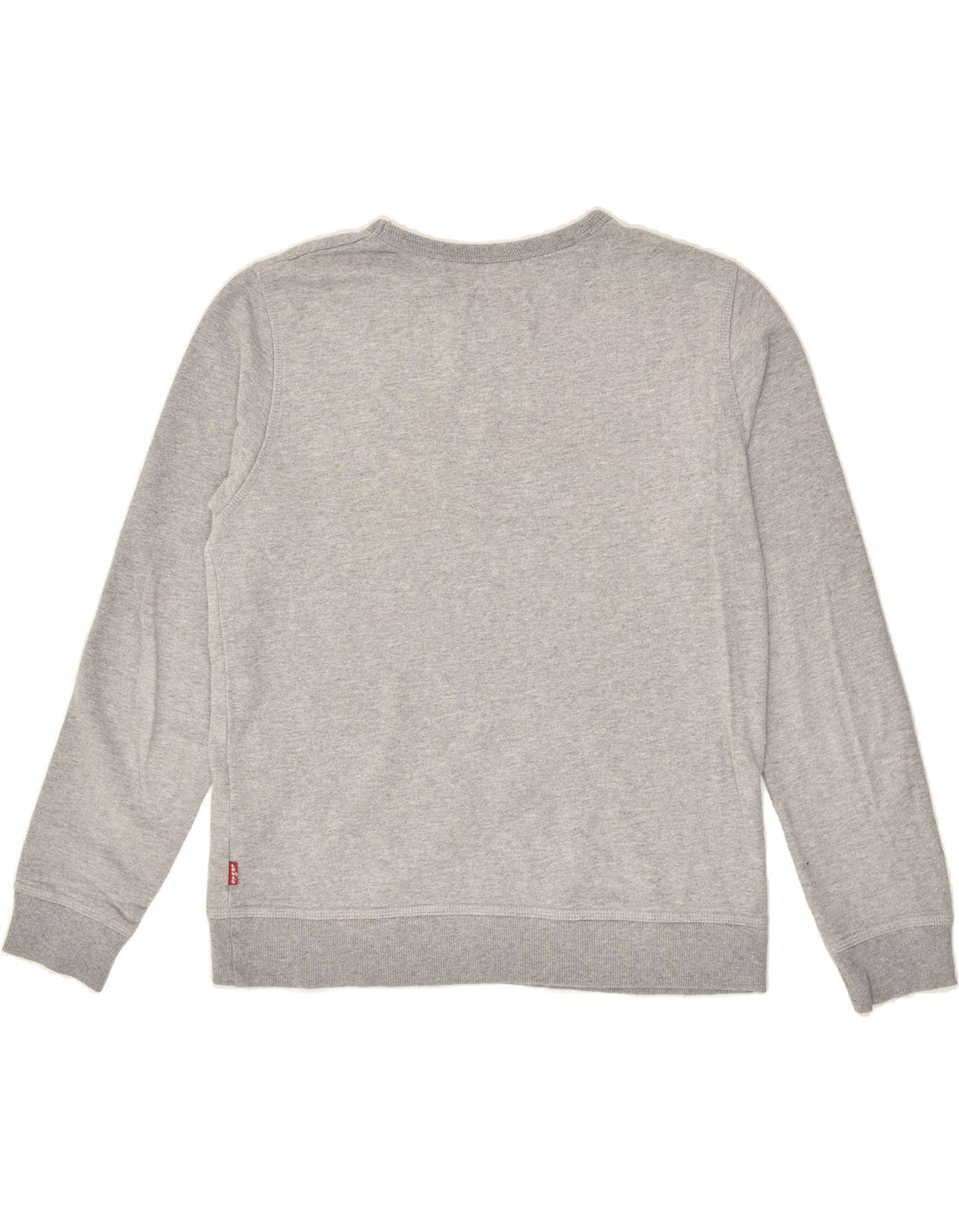LEVI'S Boys Graphic Sweatshirt Jumper 15-16 Years Grey Cotton | Vintage Levi's | Thrift | Second-Hand Levi's | Used Clothing | Messina Hembry 