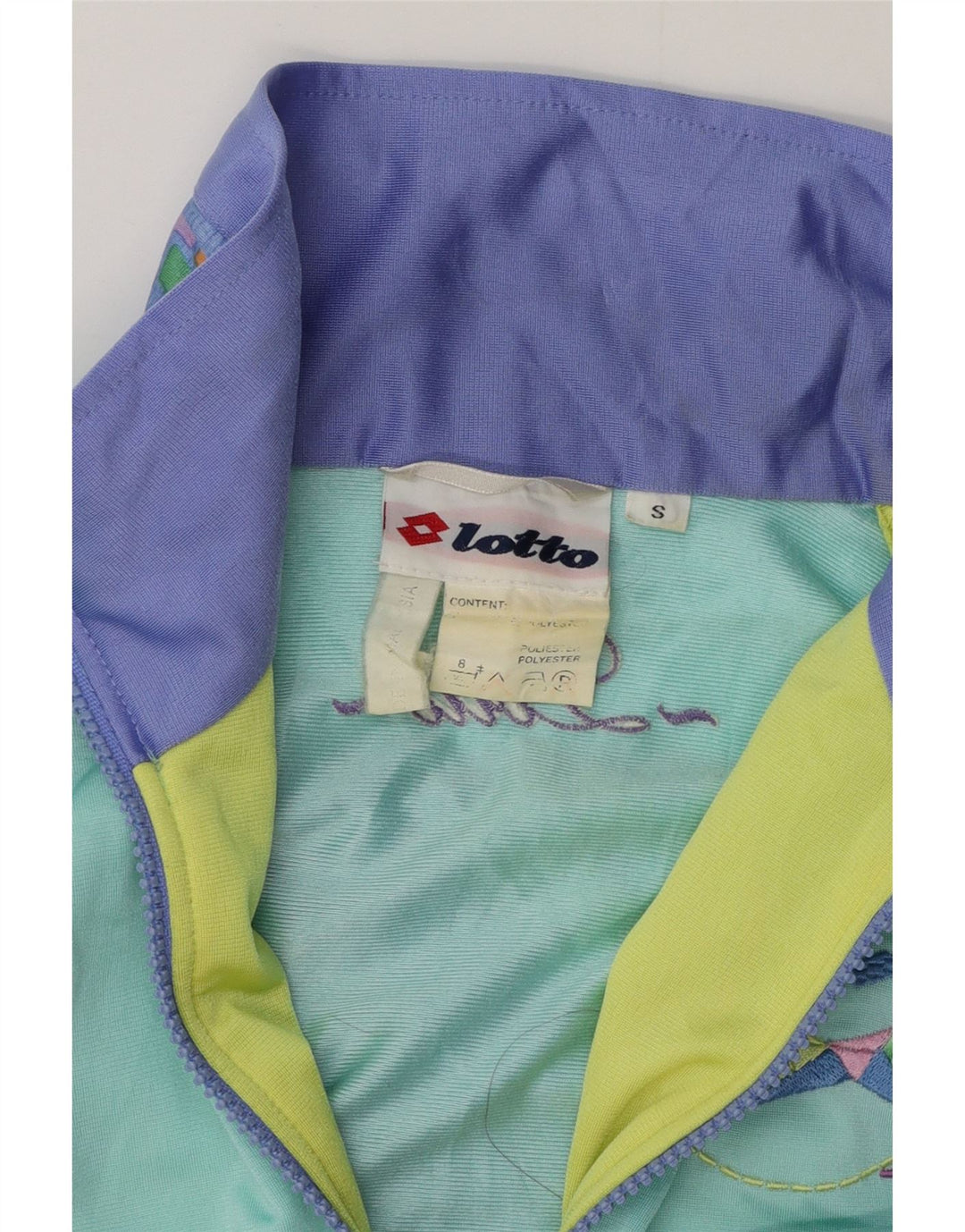 Giacca da tuta da uomo vestibilità ampia Lotto Small Purple Colourblock