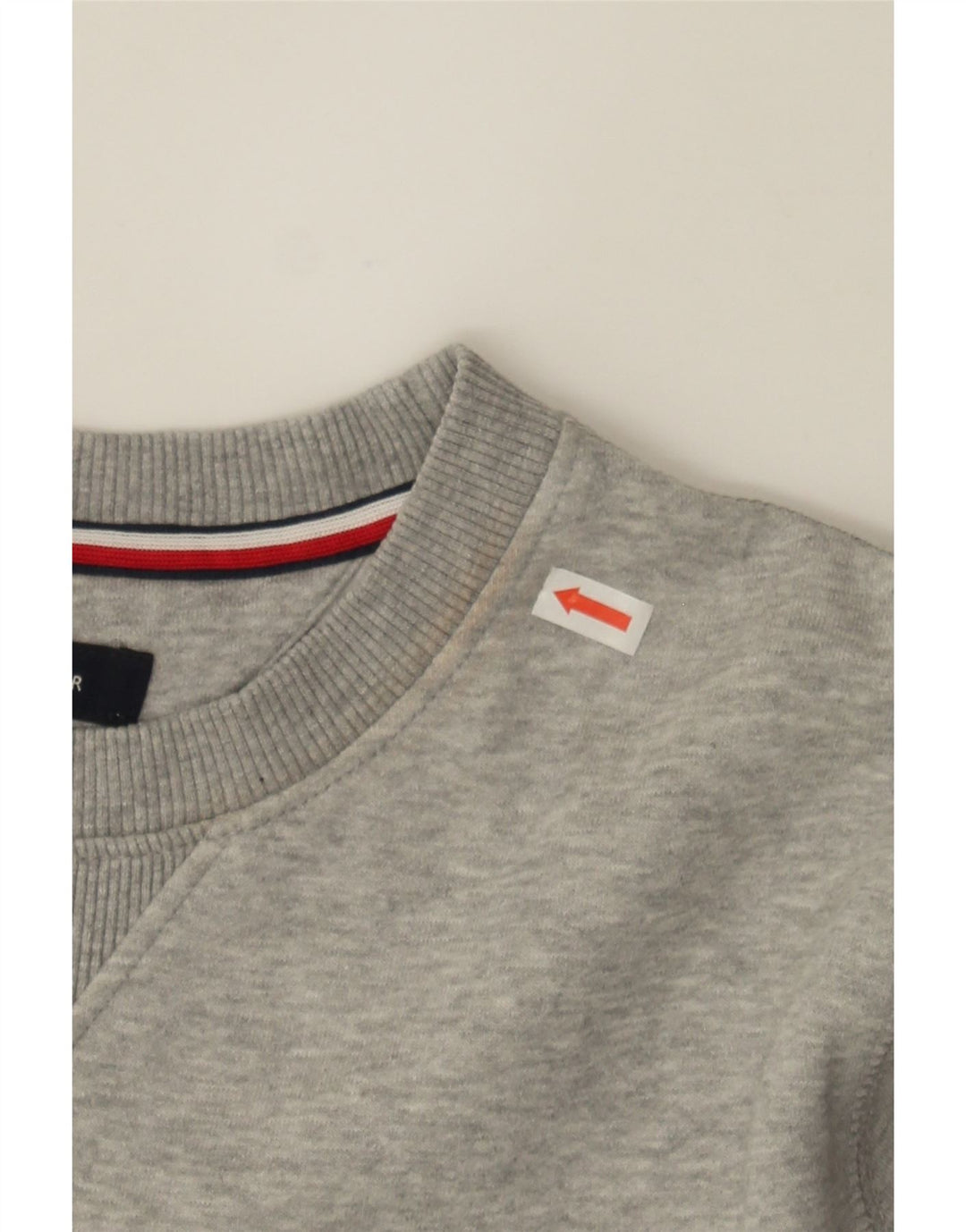 TOMMY HILFIGER Mens Sweatshirt Jumper Medium Grey Cotton Vintage Tommy Hilfiger and Second-Hand Tommy Hilfiger from Messina Hembry 