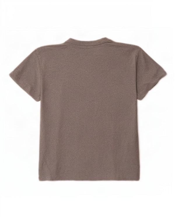 T-shirt grafica da uomo Champion Top piccola in cotone grigio