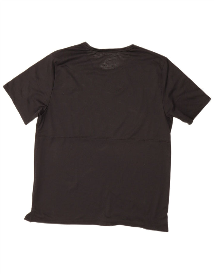 NIKE Mens Dri Fit Graphic T-Shirt Top Large Black