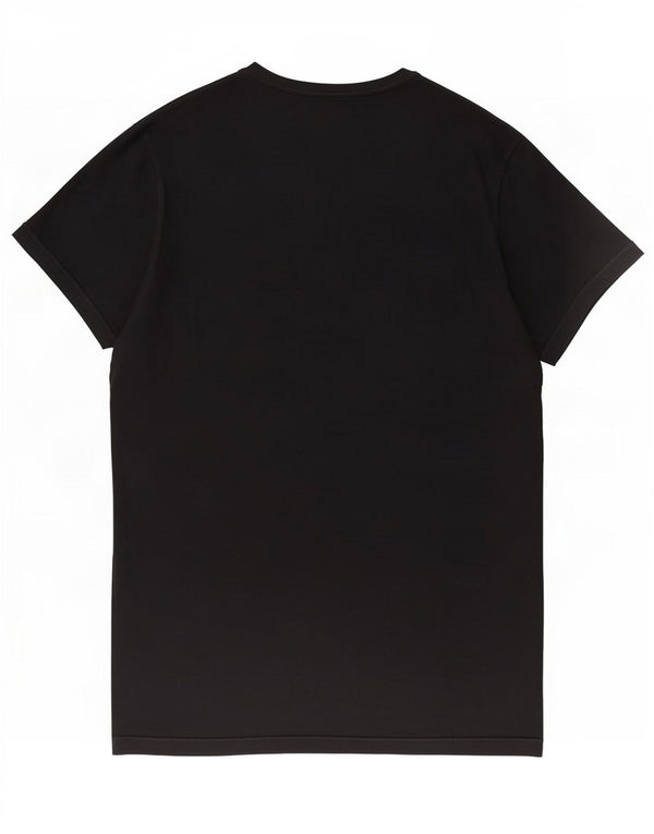 T-shirt grafica da uomo Emporio Armani Top grande in cotone nero
