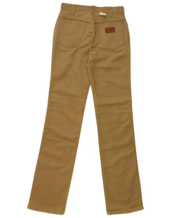 Pantaloni casual slim vintage da donna W29 L33 in cotone beige