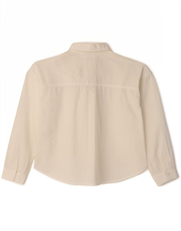 Blusa Camicia Bambina Zara 13-14 Anni Bianco Modal