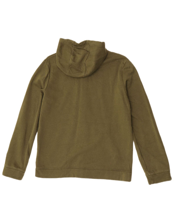 Felpa con cappuccio e zip per ragazze Nike 13-14 anni XL verde cotone sportivo