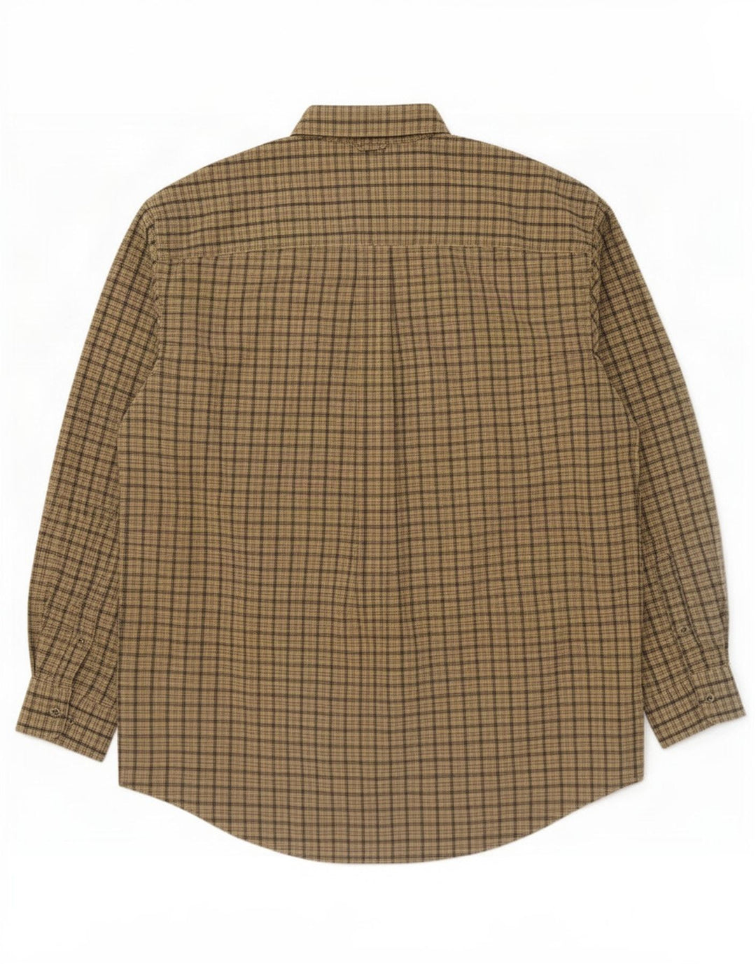 Camicia da uomo Timberland Large in cotone a quadri kaki