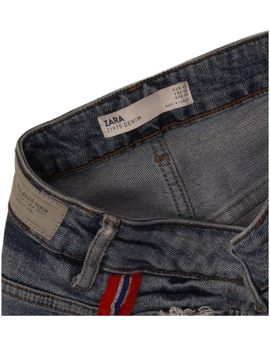 Jeans skinny da donna Zara EU 40 medi W30 L28 Blu