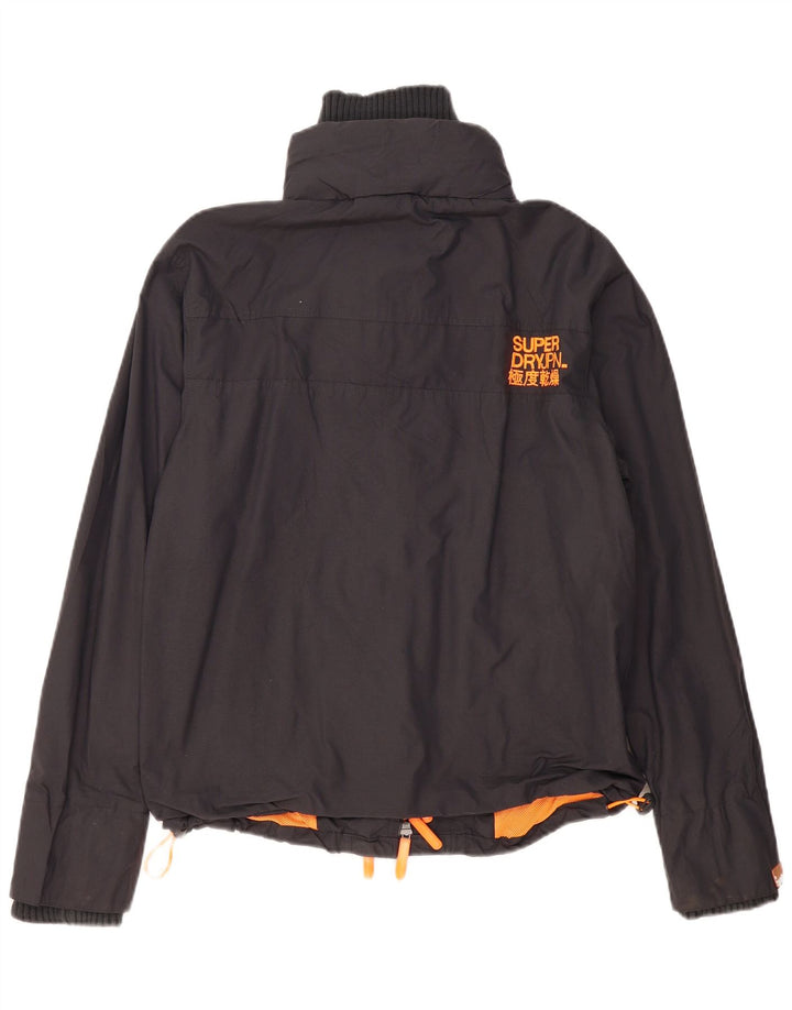 Giacca a vento da donna Superdry Windcheater UK 14 poliestere nero medio