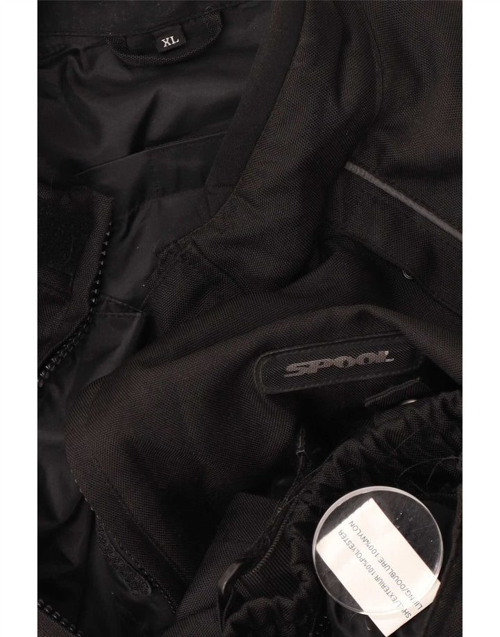 Giacca da pilota da uomo Spool UK 42 XL Poliestere nero