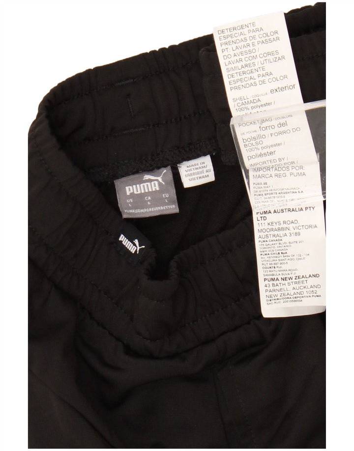 Pantaloni da tuta da uomo Puma Joggers grandi neri in poliestere