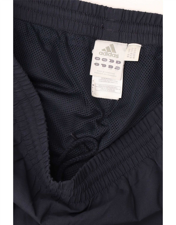 Pantaloni da tuta Adidas Climalite da uomo di grandi dimensioni in poliestere blu navy