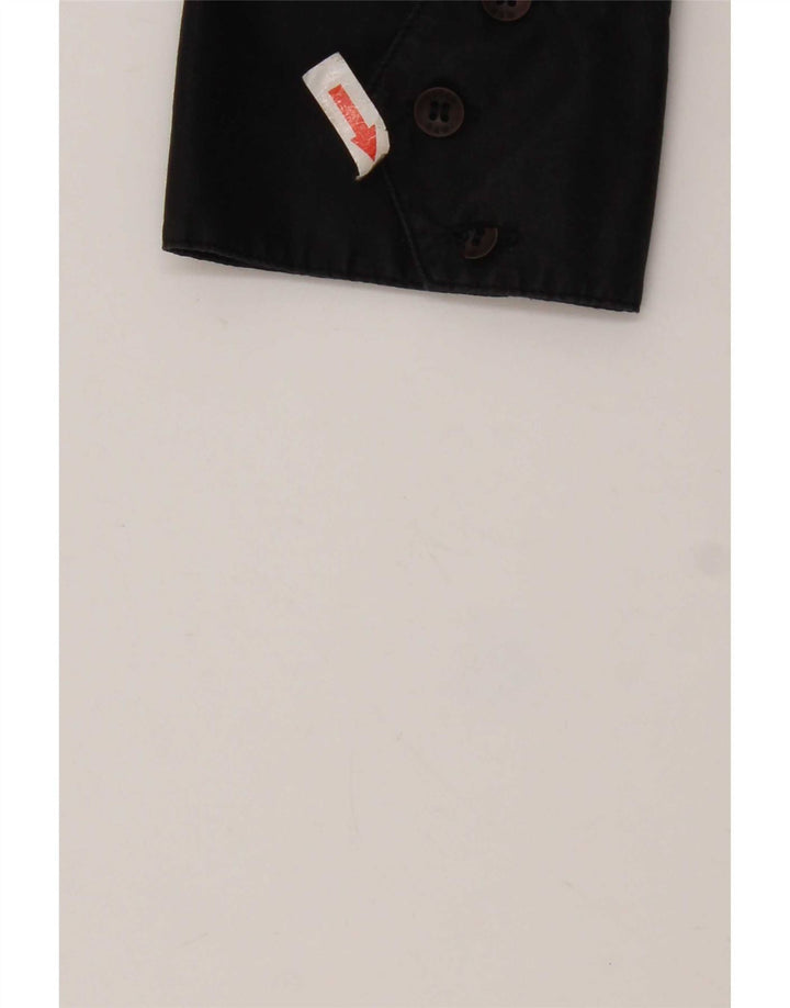Camicia militare da uomo G-Star piccola in cotone nero