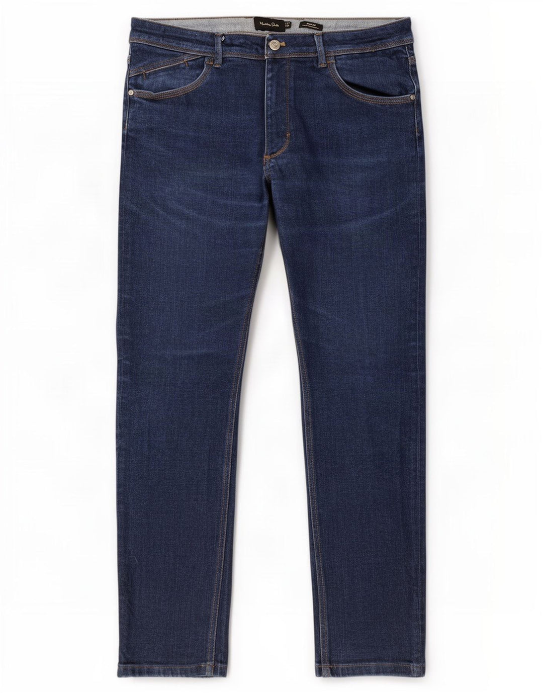 Jeans slim da uomo Massimo Dutti EU 44 Large W34 L30 Blu