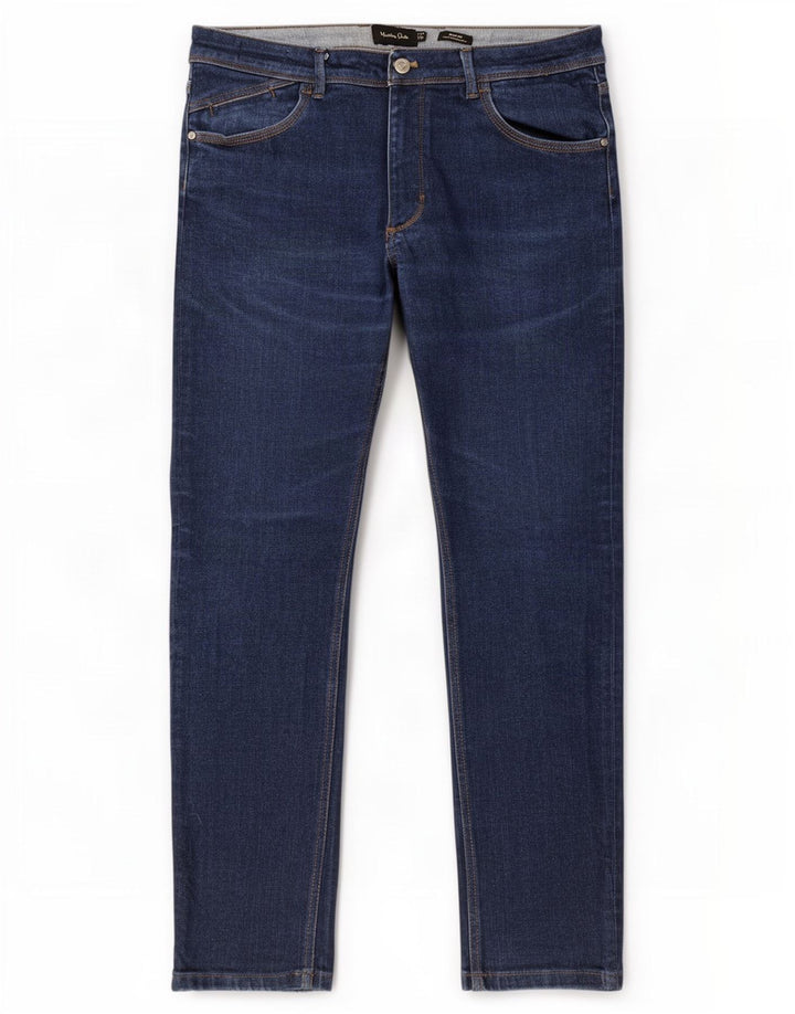 Jeans slim da uomo Massimo Dutti EU 44 Large W34 L30 Blu