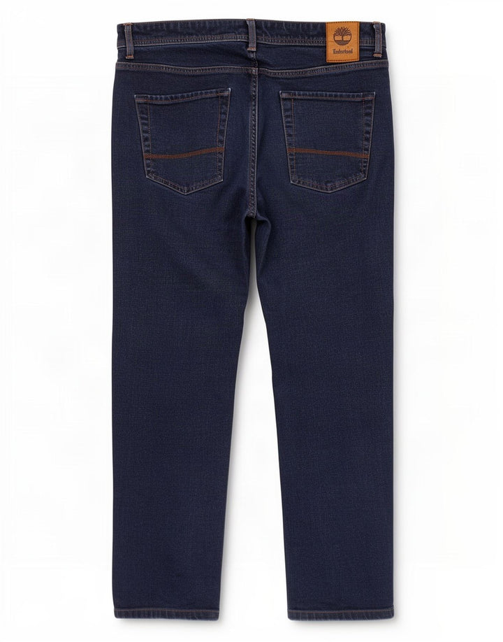 Jeans dritti da uomo Timberland W36 L29 cotone blu navy