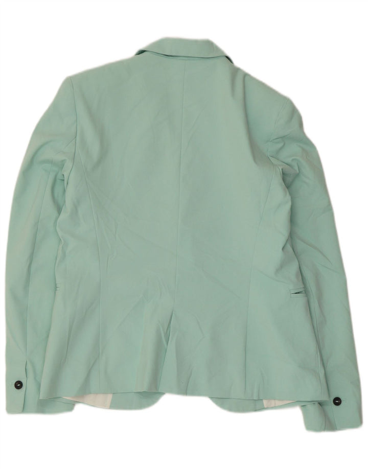 Giacca blazer a 1 bottone da donna Zara EU 40 poliestere verde medio