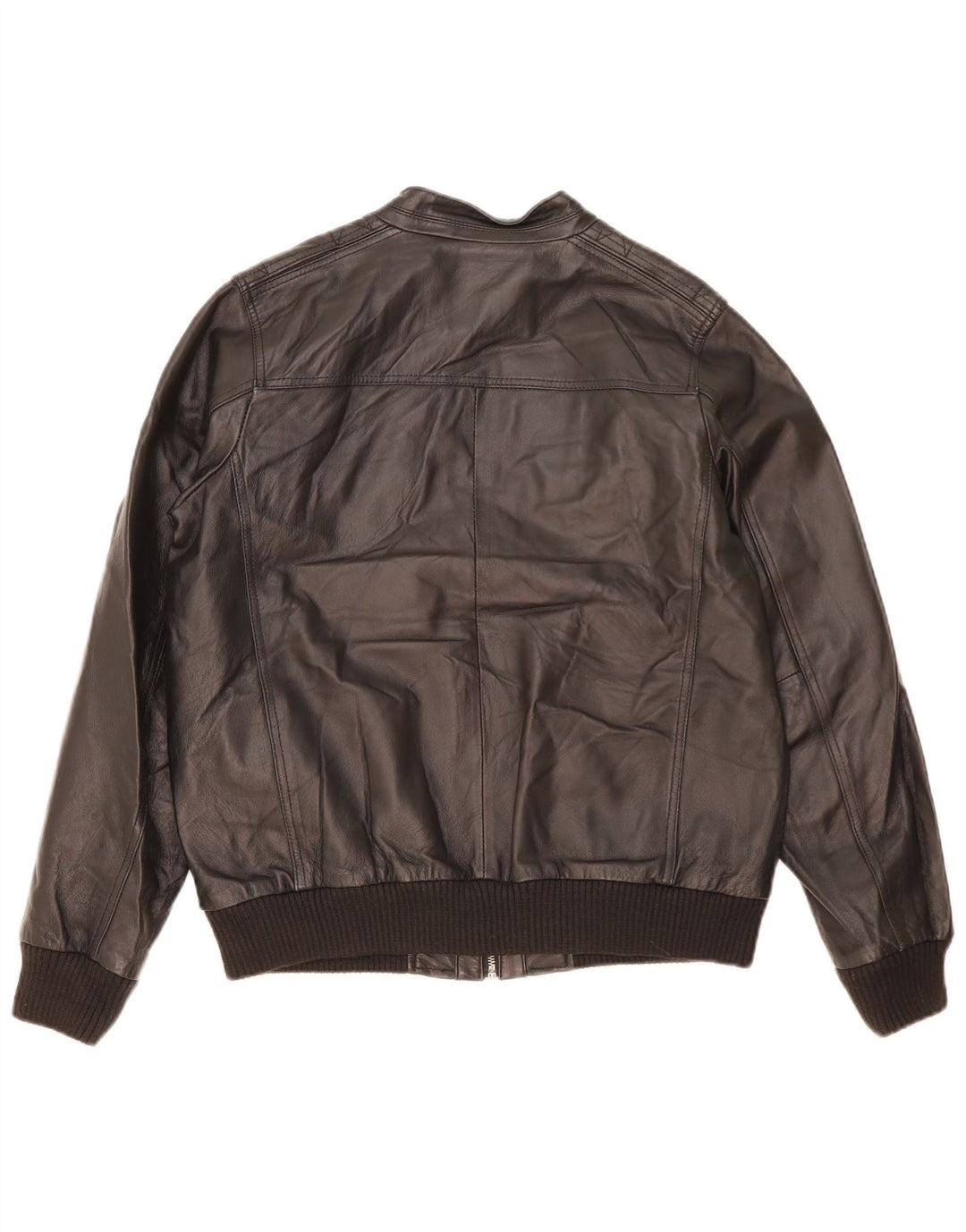 Giacca in pelle da ragazzo Marks & Spencer 13-14 anni in pelle nera
