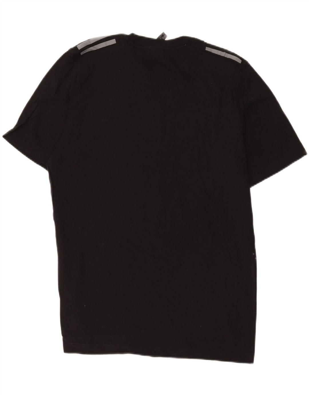 T-shirt Adidas da uomo Top media in cotone nero