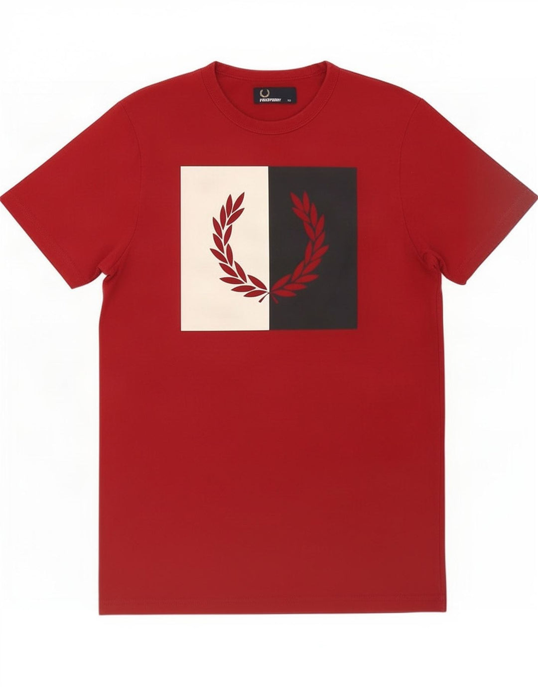 T-shirt grafica da uomo Fred Perry XS rossa