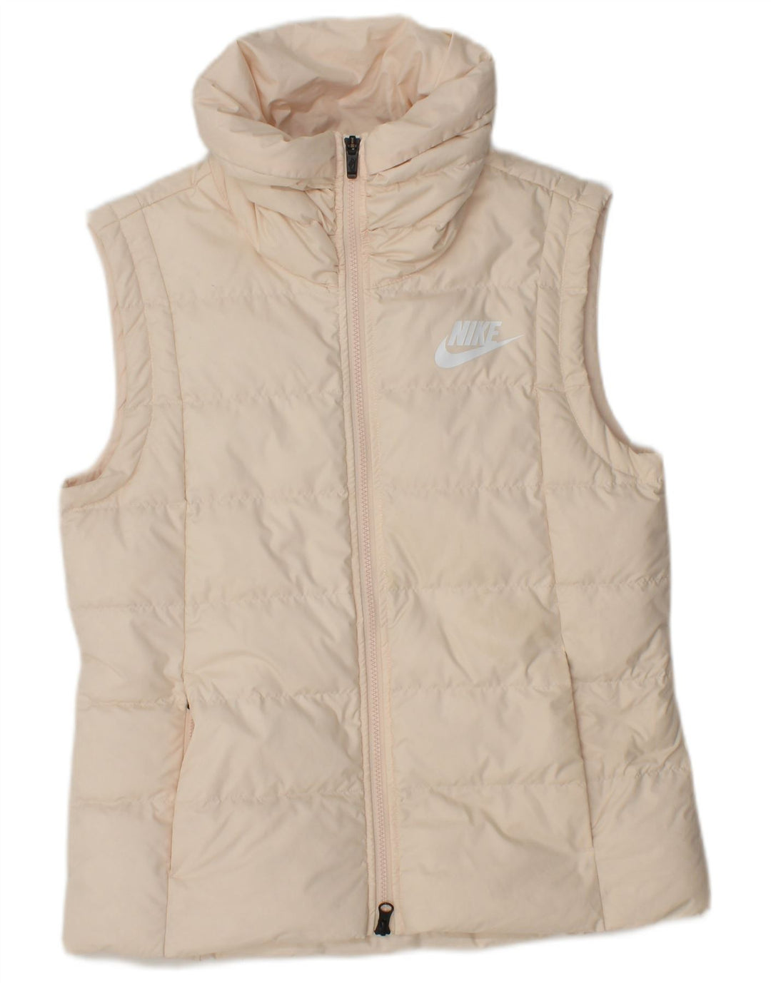 Gilet imbottito da donna NIKE UK 14 poliestere beige medio