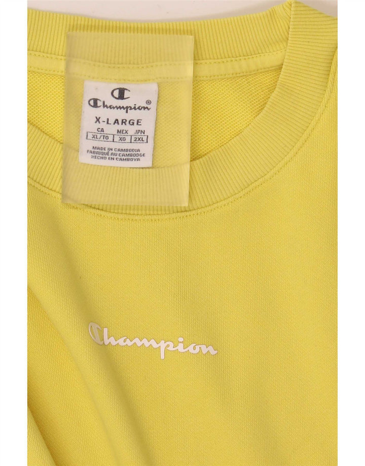 Felpa da donna Champion Jumper UK 18 XL Giallo