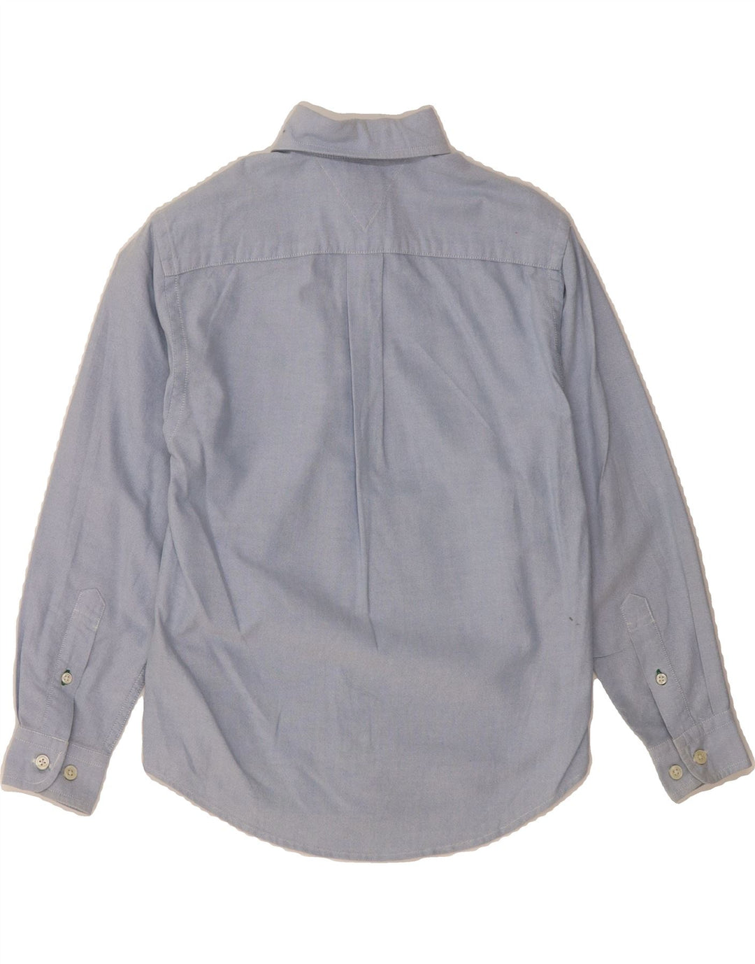 TOMMY HILFIGER Boys Shirt 7-8 Years XS Blue Cotton Vintage Tommy Hilfiger and Second-Hand Tommy Hilfiger from Messina Hembry 