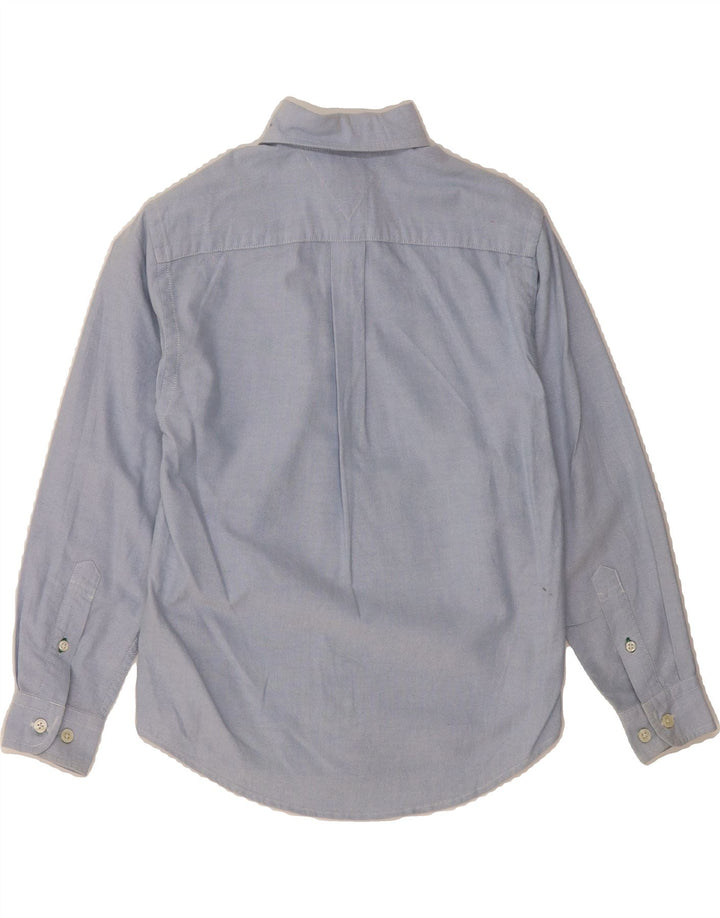 TOMMY HILFIGER Boys Shirt 7-8 Years XS Blue Cotton Vintage Tommy Hilfiger and Second-Hand Tommy Hilfiger from Messina Hembry 