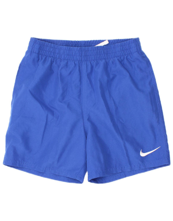 Pantaloncini sportivi Nike da ragazzo 12-13 anni Large Blu in poliestere