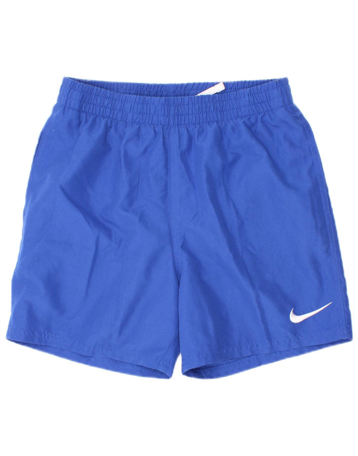 Pantaloncini sportivi Nike da ragazzo 12-13 anni Large Blu in poliestere
