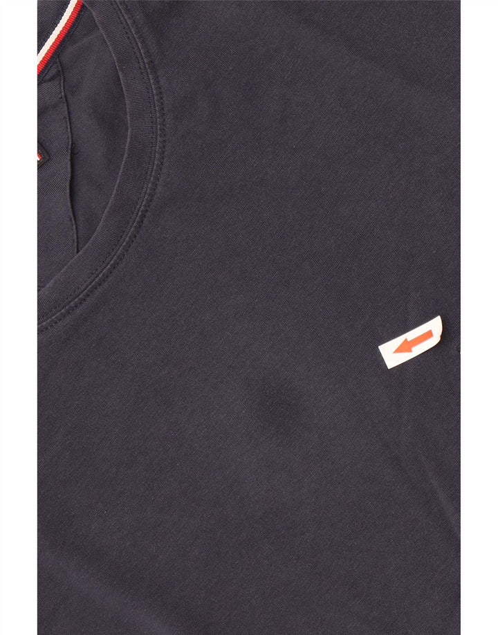 T-shirt da uomo Tommy Hilfiger Top Large in cotone blu navy