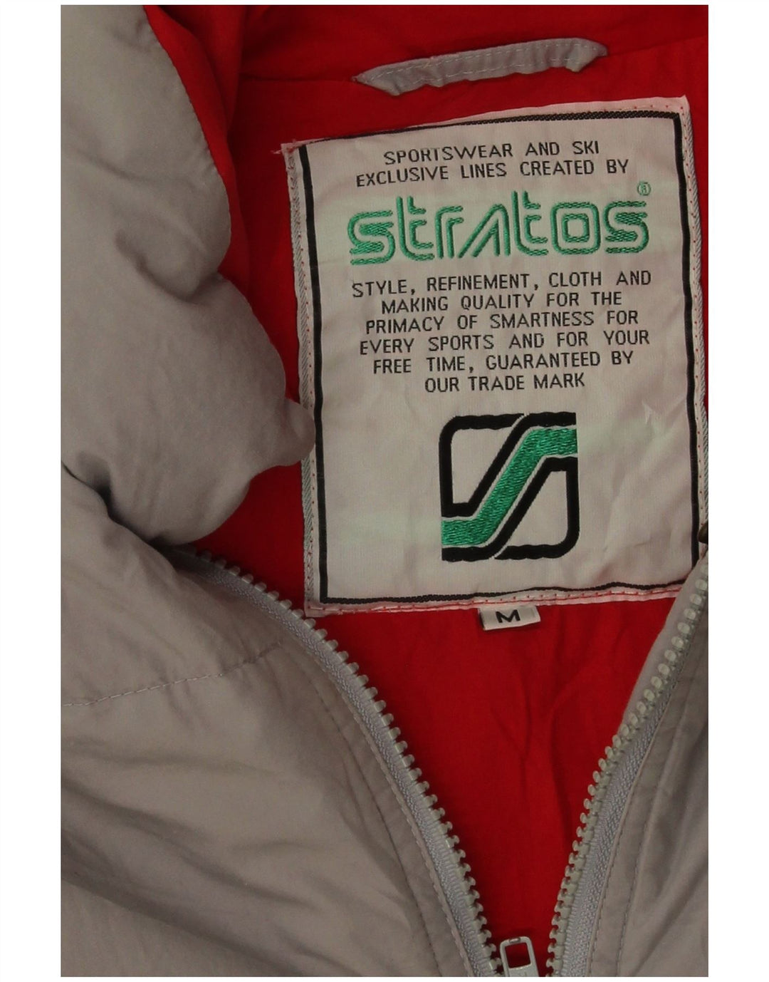 Gilet imbottito da uomo Stratos UK 38 Cotone grigio medio