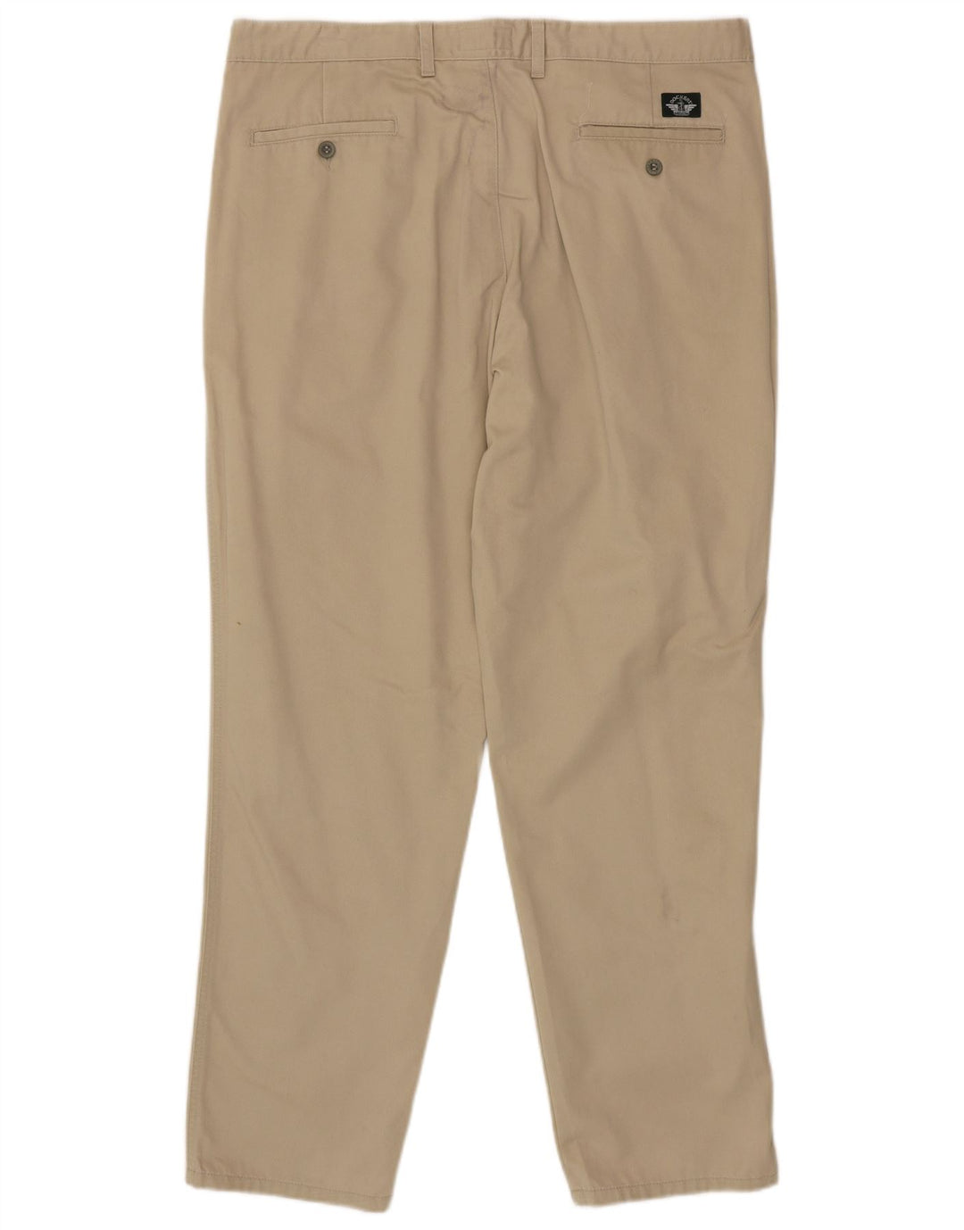 Pantaloni chino con pegging da uomo Dockers W40 L32 in cotone beige