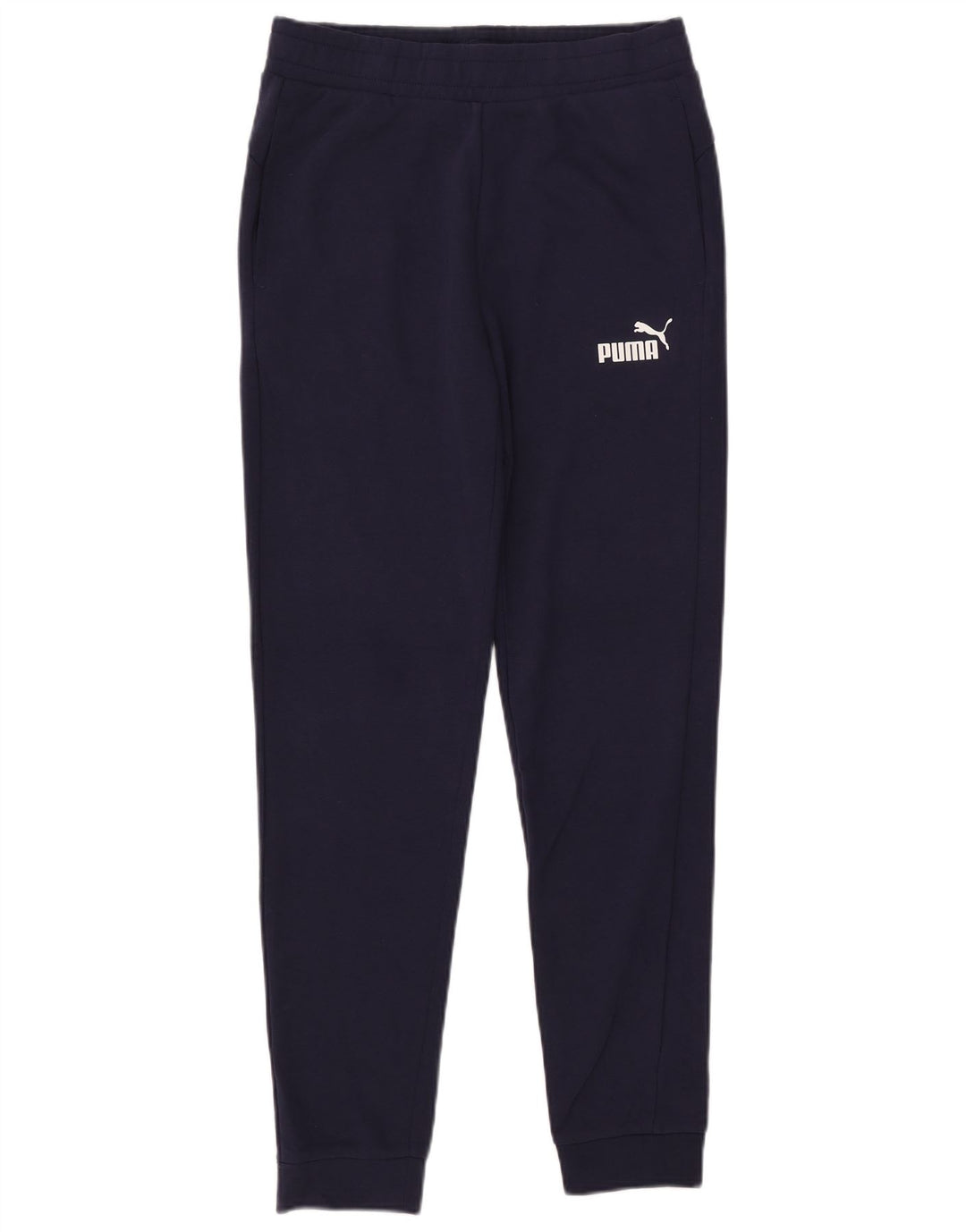 Pantaloni da tuta da donna PUMA Joggers UK 14 Medium Blu Navy Cotone
