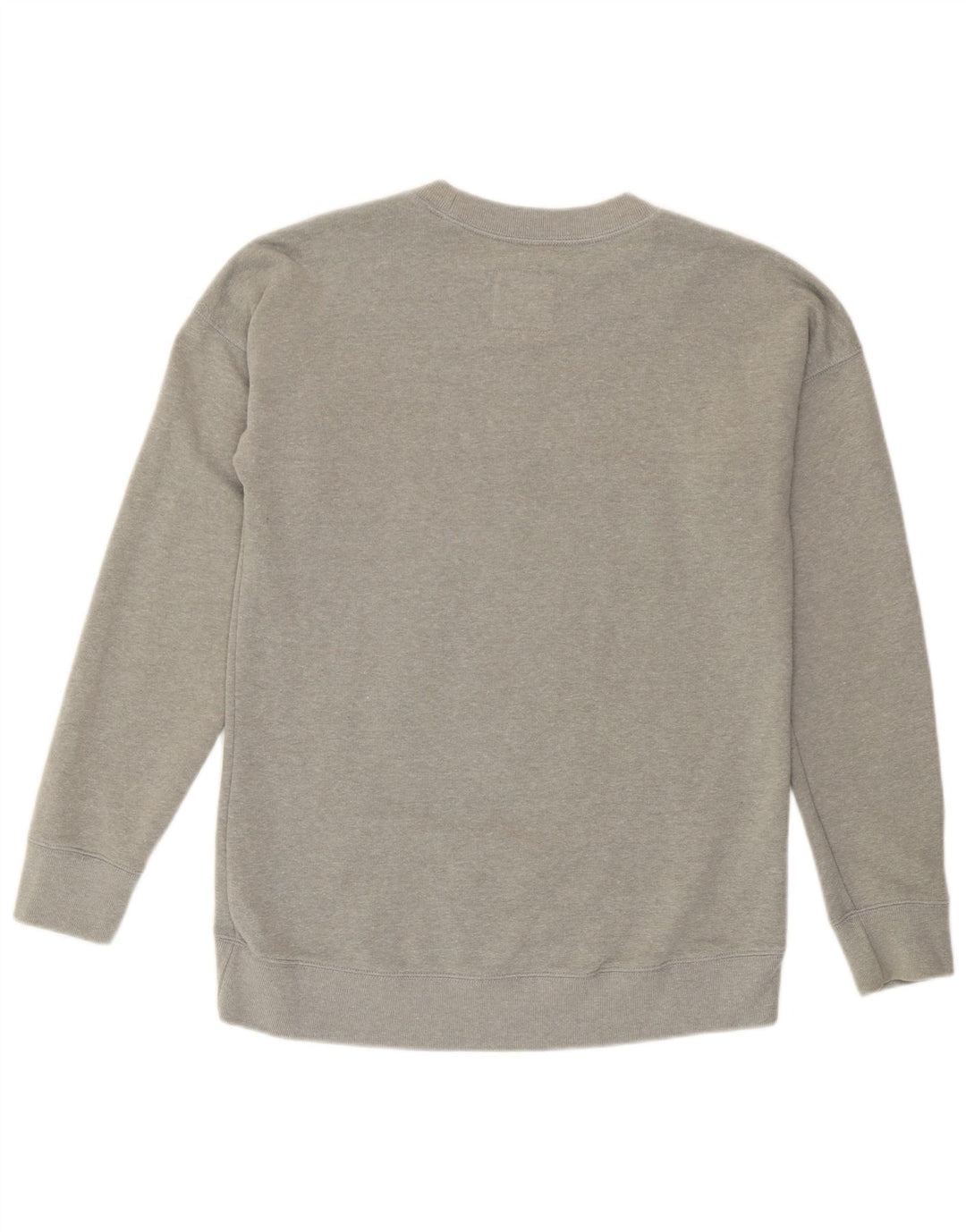 Felpa oversize grafica da donna Jack Wills UK 8 piccola grigia
