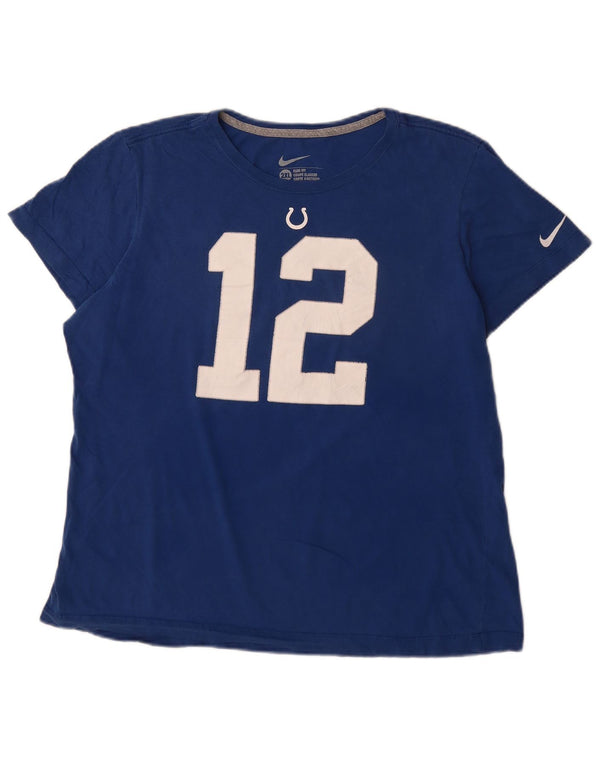 NIKE Maglietta grafica slim fit da donna Indianapolis Colts UK 20 2XL Blu