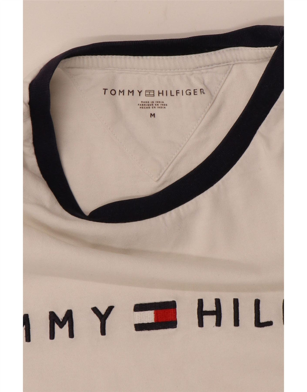 T-shirt grafica da uomo Tommy Hilfiger Top bianco medio