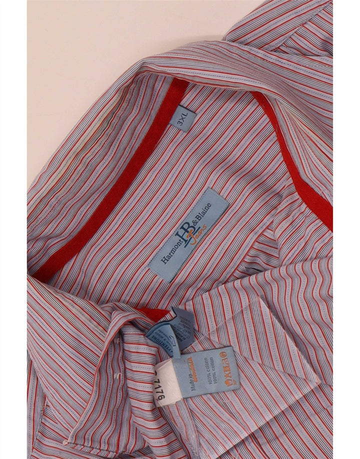 Camicia da uomo Harmont & Blaine 3XL cotone gessato rosso