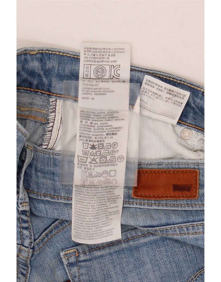 Jeans dritti da donna Levi's W28 L28 cotone blu