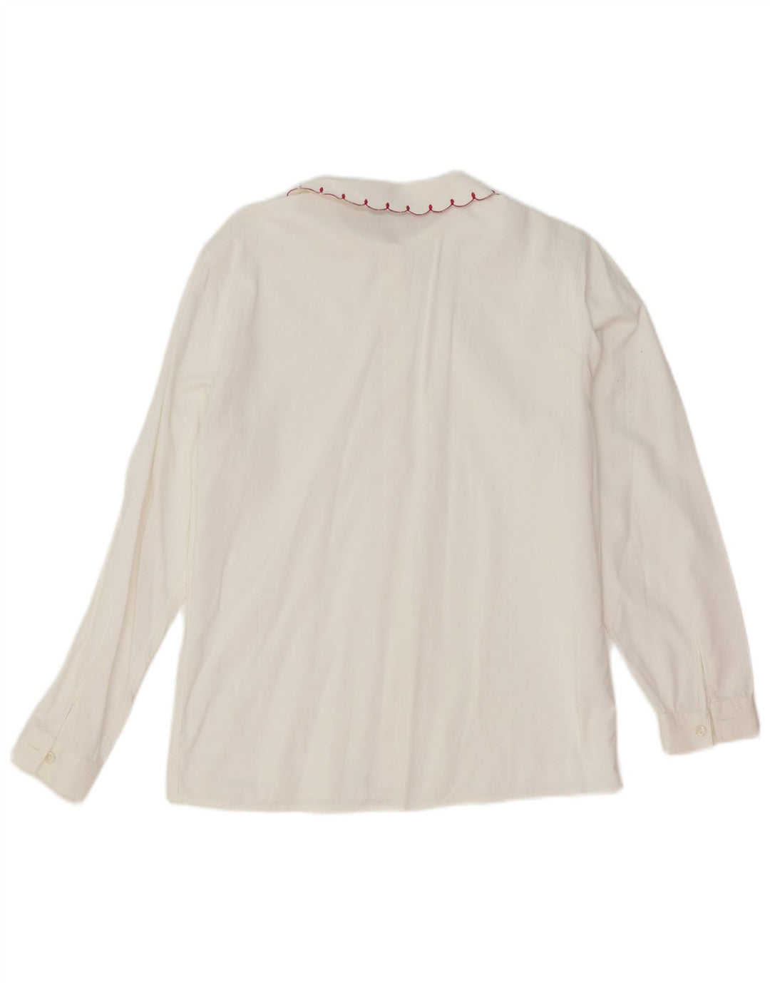 Camicia Vintage da Donna IT 46 Large in Cotone Bianco