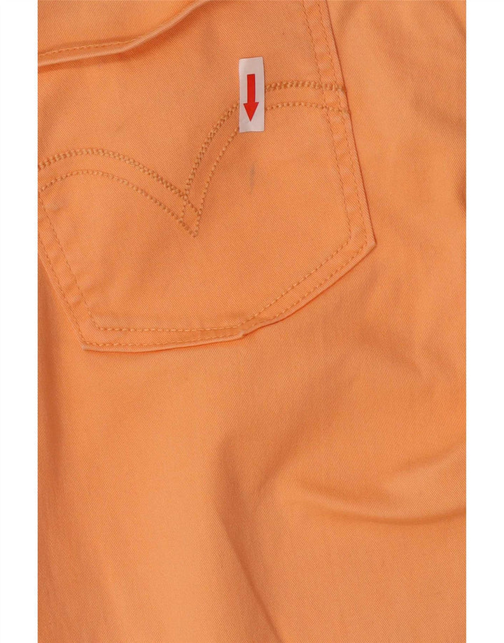 Jeans Jegging da donna Levi's W34 L32 in cotone arancione