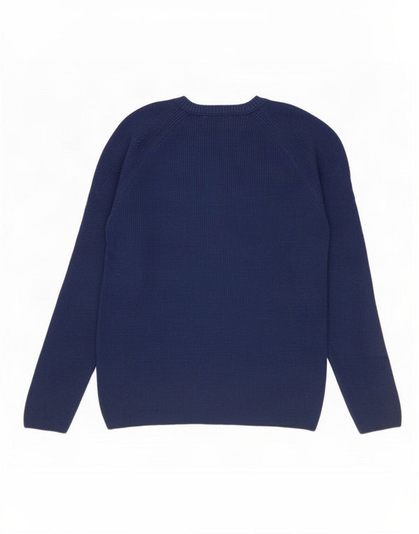Maglione maglione girocollo da bambino Zara 8-9 anni blu navy