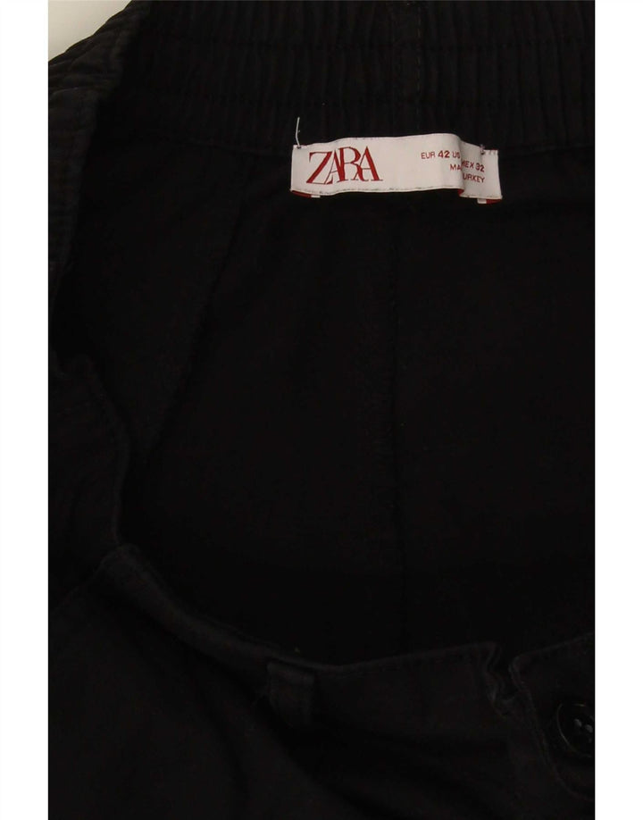 Pantaloncini cargo Zara da uomo EU 42 grandi W32 neri