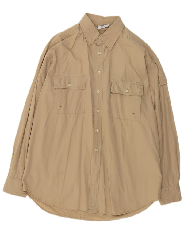 Camicia da uomo North Sails Large in cotone beige
