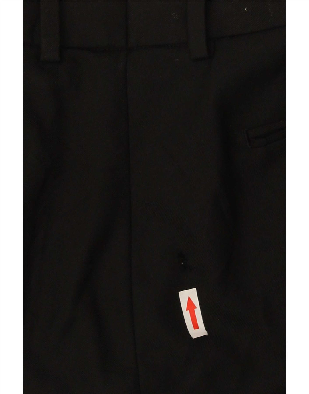 Pantaloni da abito con pegging da uomo Marks & Spencer su misura W38 L31 in lana nera