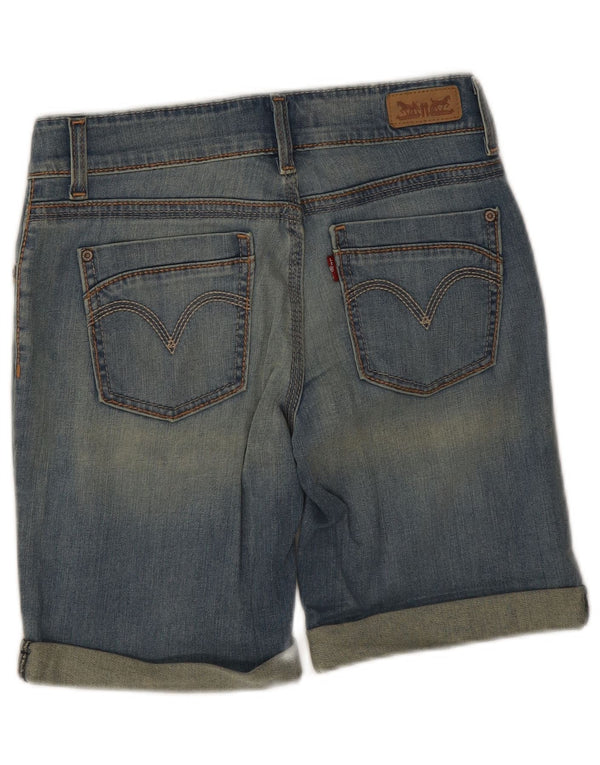 Pantaloncini di jeans da donna Levi's US 6 medi W28 cotone blu