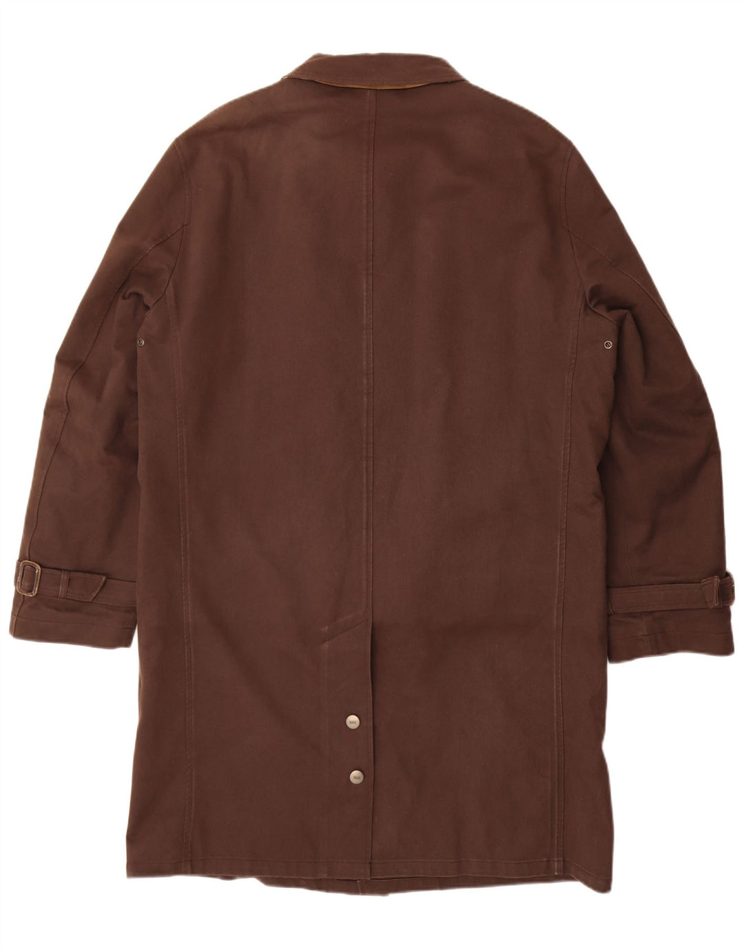 Cappotto DAKS Uomo IT 50 Large Marrone Cotone
