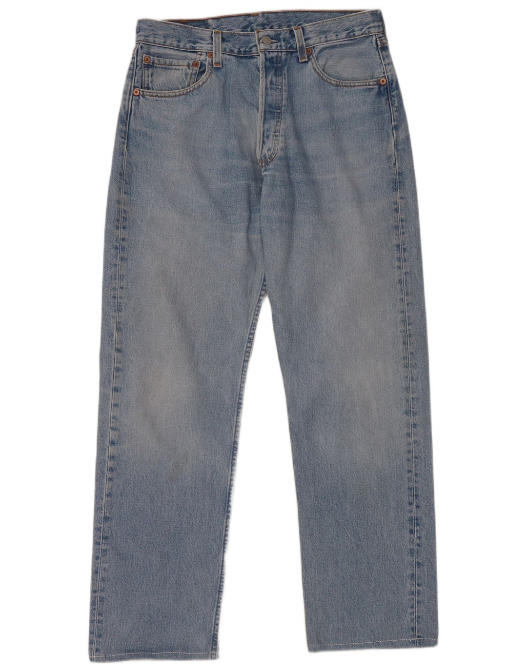 LEVI'S Jeans dritti da uomo 501 W33 L29 cotone blu