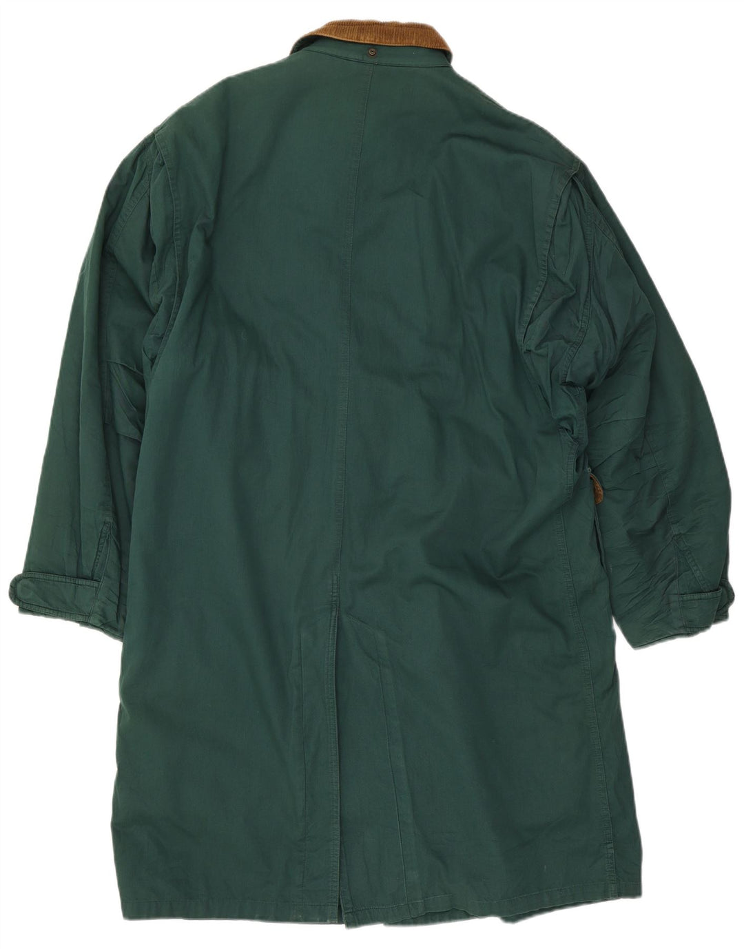 Ciao Cappotto da uomo UK 40 Large Verde Colourblock in cotone