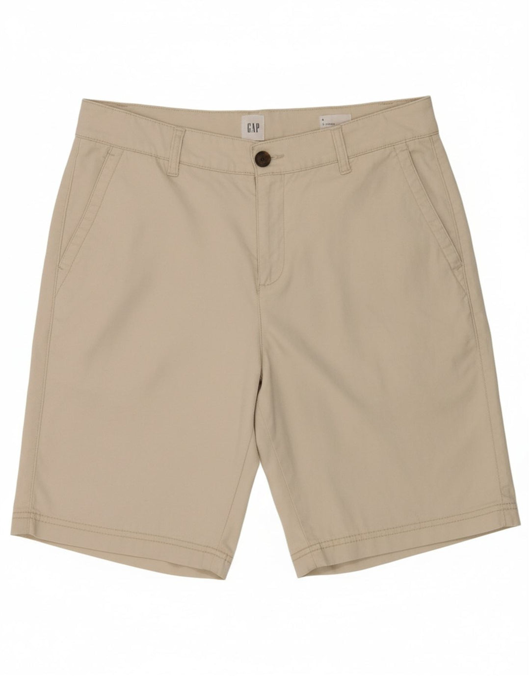 GAP Womens Chino Shorts US 8 Medium W34 Beige