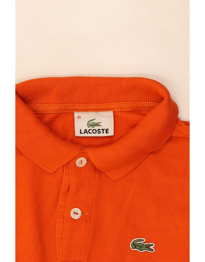 Polo Lacoste da bambino 9-10 anni Arancione